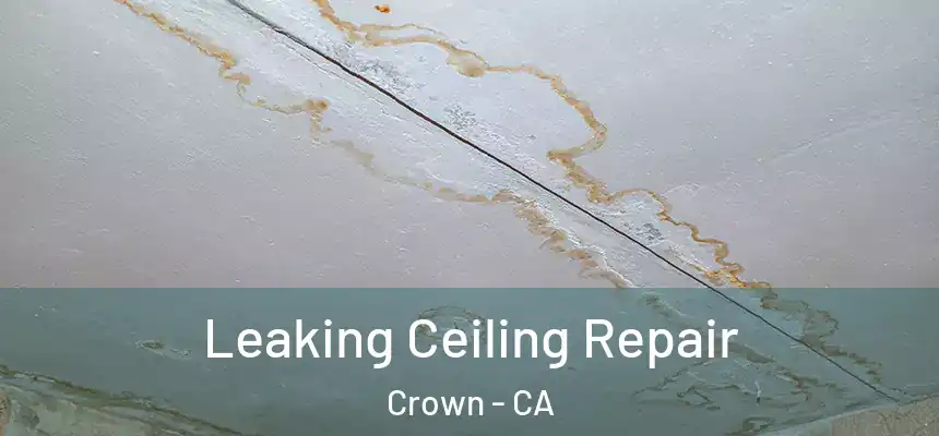  Leaking Ceiling Repair Crown - CA